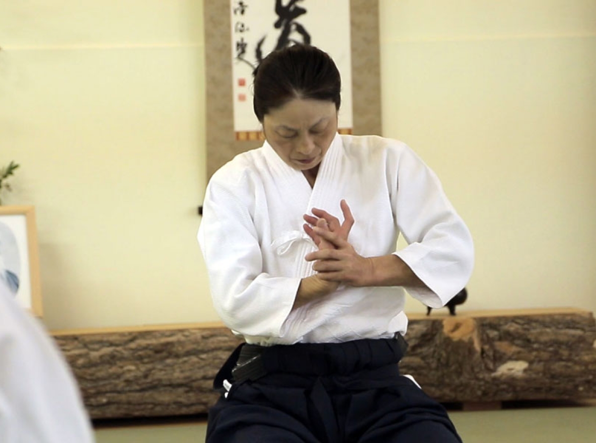 Picture Gallery: Class with Okamoto Yoko Shihan at Aikido Kyoto