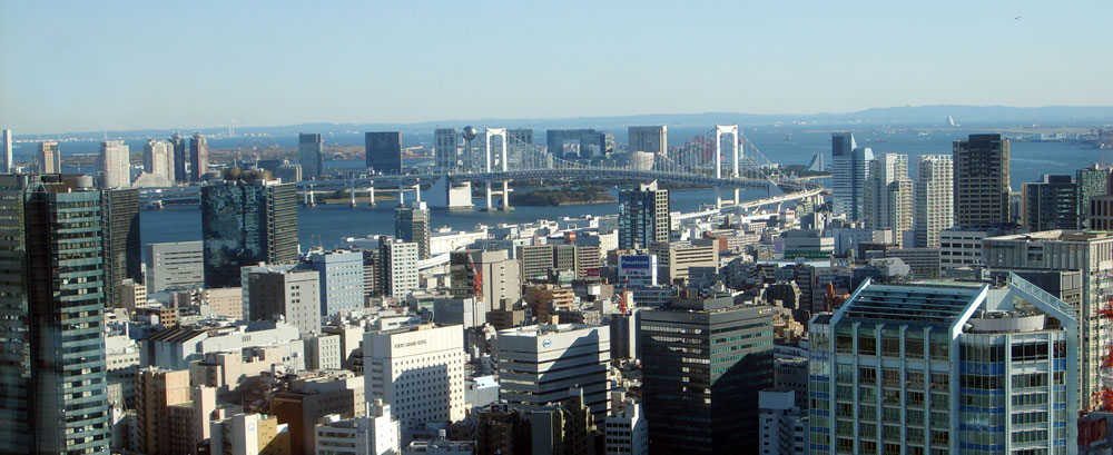 Daylight view from Tokyo Tower
